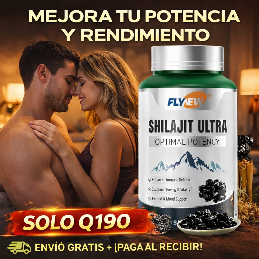 El secreto natural para más potencia, energía y confianza Shilajit Ultra x60 Cápsulas🔥 💪