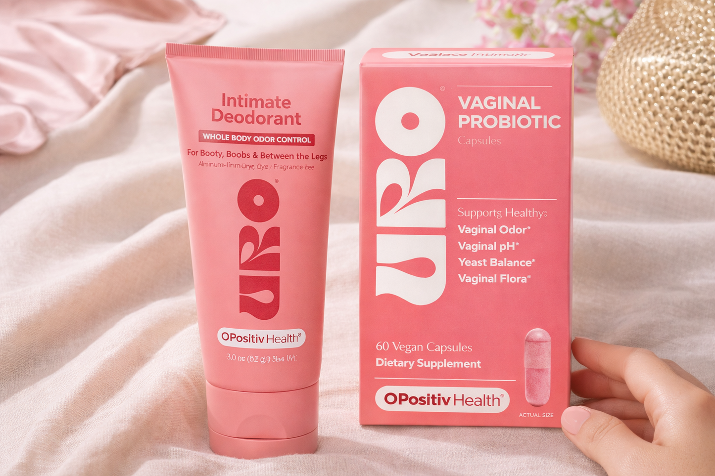 Kit URO Balance Íntimo – Crema Desodorante + Probióticos Vaginales en Super Oferta | Frescura y Equilibrio Diario 💗