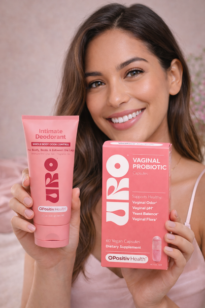 Kit URO Balance Íntimo – Crema Desodorante + Probióticos Vaginales en Super Oferta | Frescura y Equilibrio Diario 💗
