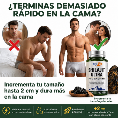 Shilajit Ultra x60 Cápsulas🔥💪