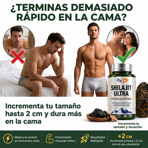 Shilajit Ultra x60 Cápsulas🔥💪