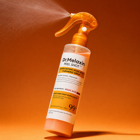 SPRAY COREANO ⭐ EXFOLIANTE CORPORAL DR. MELAXIM PEEL SHOOT: DESPÍDETE DE LAS MANCHAS OSCURAS